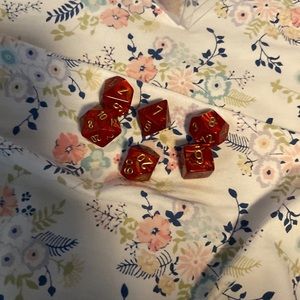 D&D Dungeons and Dragons dice set